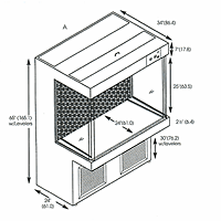 Dimensional Drawing of Horizontal Laminar Flow