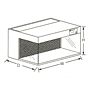 Dimensional Drawing of Laminar Flow-Slimline